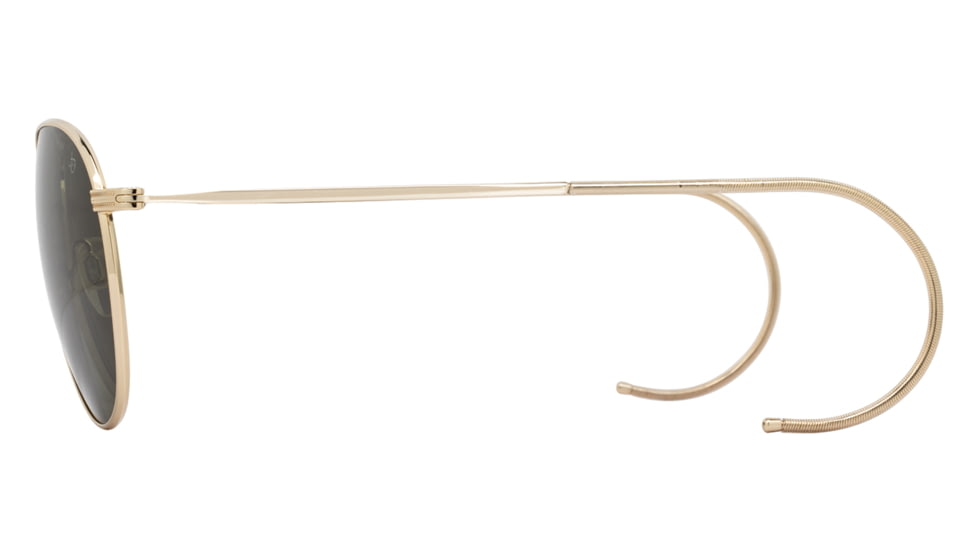 AO Hazemaster Sunglasses, Gold, Calobar Green AOLite Nylon Lenses, Gold / Calobar Green Lens, 59-13-175, HZE159CT--GNN