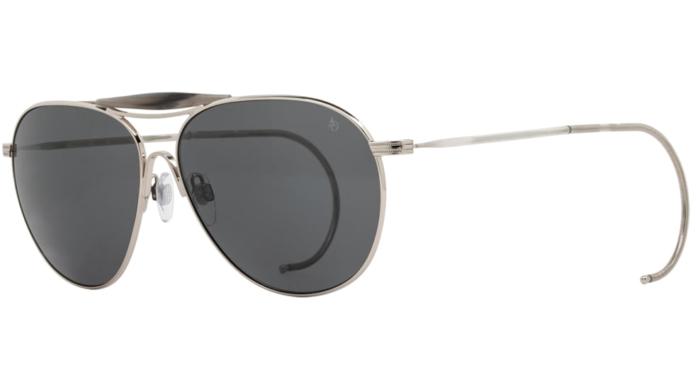 AO Hazemaster Sunglasses, Pewter, True Color Gray AOLite Nylon Lenses, Pewter / True Color Gray Polarized Lens, 59-13-175, HZE259CT--GYN-P