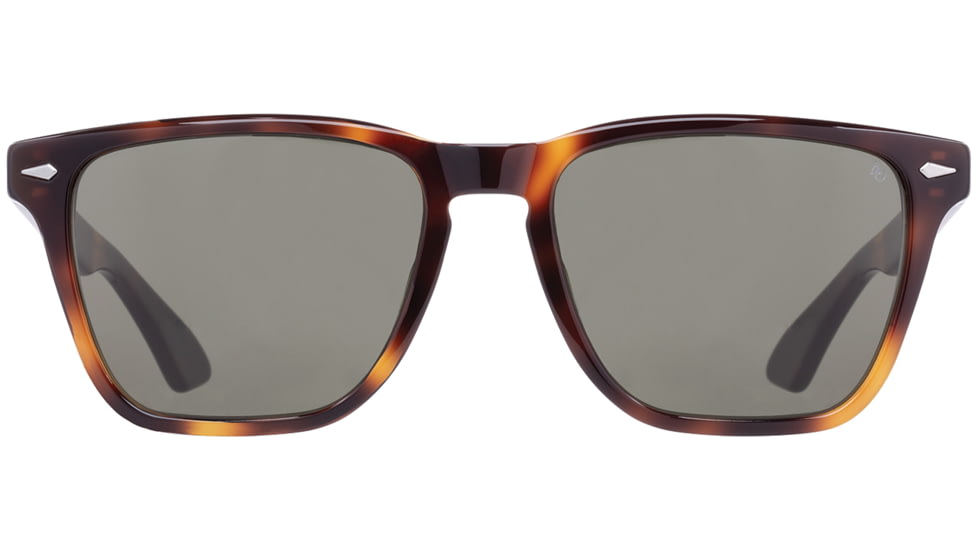 AO Hudson Sunglasses, Tortoise Frame, Calobar Green AOLite Nylon Lens - 57-19-145, HUD357ST-GNN