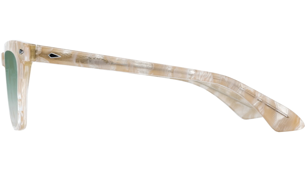 AO Lucinda Sunglasses - Womens, Champagne Shell, SunVogue Green Gradient AOLite Nylon Lenses, Champagne Shell / SunVogue Green Gradient Lens, 51-20-140, LUC151ST--EGN