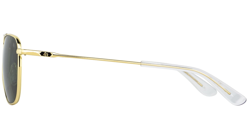 AO Original Pilot Sunglasses, Gold Frame, 55 mm Green SkyMaster Glass Lenses, Standard Temple,738921549536