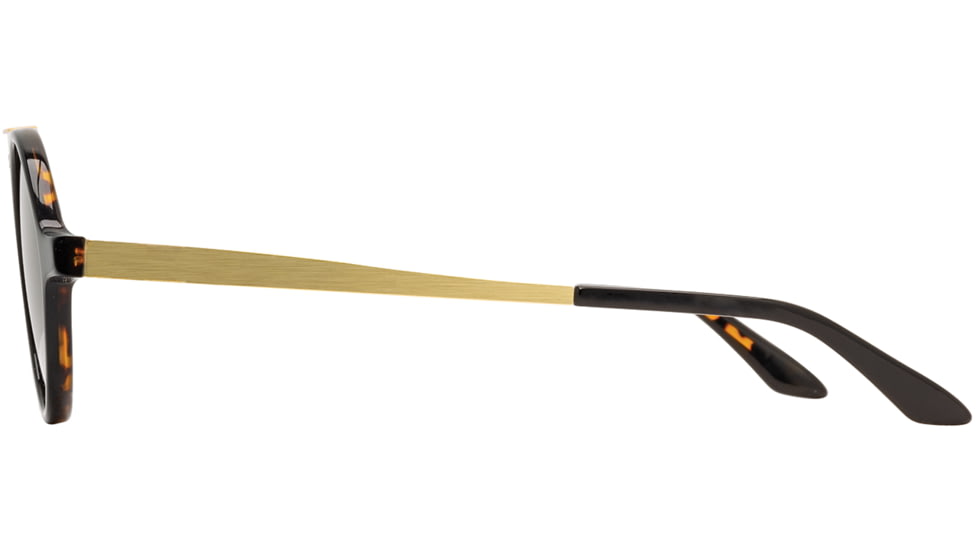 AO Oxford Sunglasses, Black Tortoise Gold Frame, Cosmetan Brown AOLite Nylon Lenses, 44-24-145 B45, OXF344ST--BNN