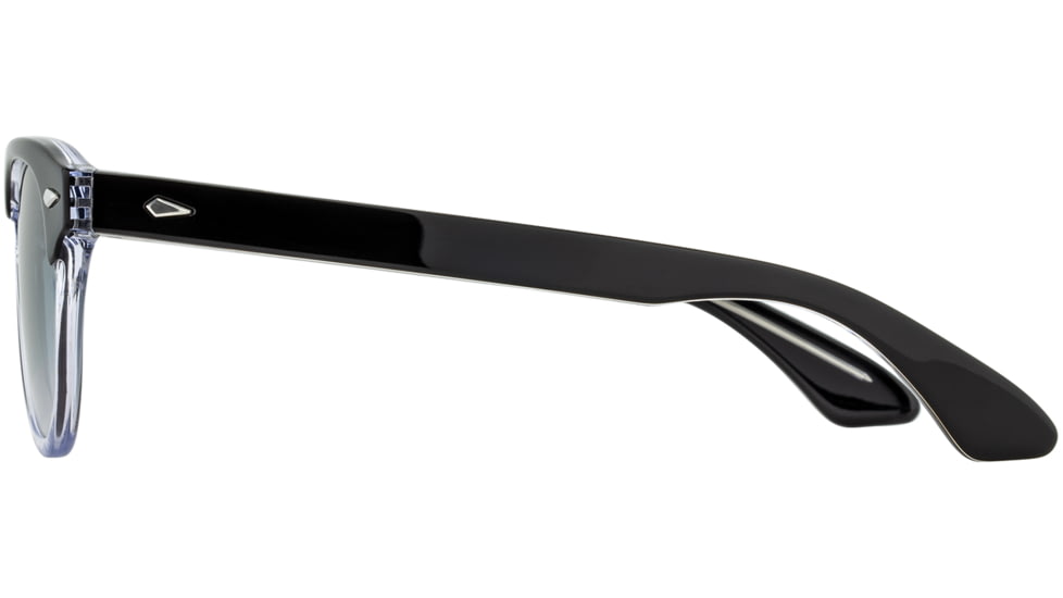 AO Times Sunglasses, Black Crystal Frame, SunVogue Gray Gradient AOLite Nylon Lens - Polarized - 49-21-145, TIM349ST-GGN-P