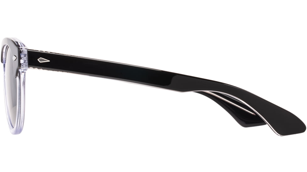 AO Times Sunglasses, Black Crystal Frame, True Color Gray AOLite Nylon Lens - Polarized - 49-21-145, TIM349ST-GYN-P