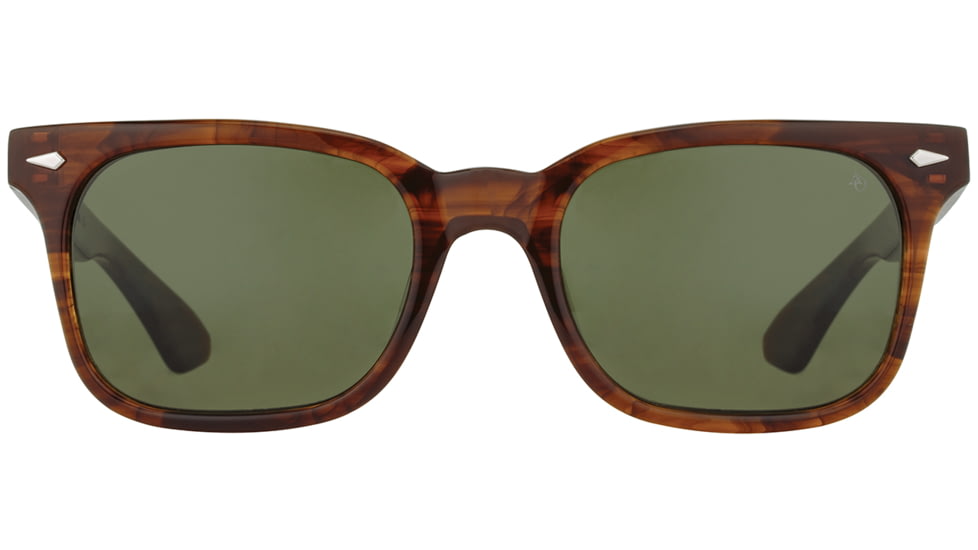 AO Tournament Sunglasses, Woodgrain, Calobar Green AOLite Nylon Lenses, 52-20-145 B40, TOU252ST--GNN