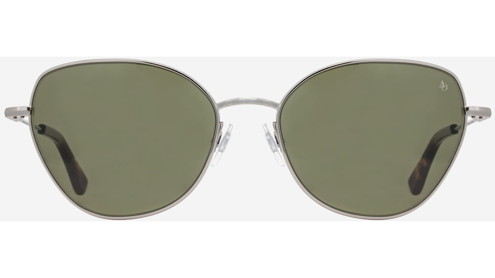 AO Whitney Sunglasses - Womens, Gunmetal Frame, Calobar Green AOLite Nylon Lenses, 51-19-145, WHI258STTOGNN