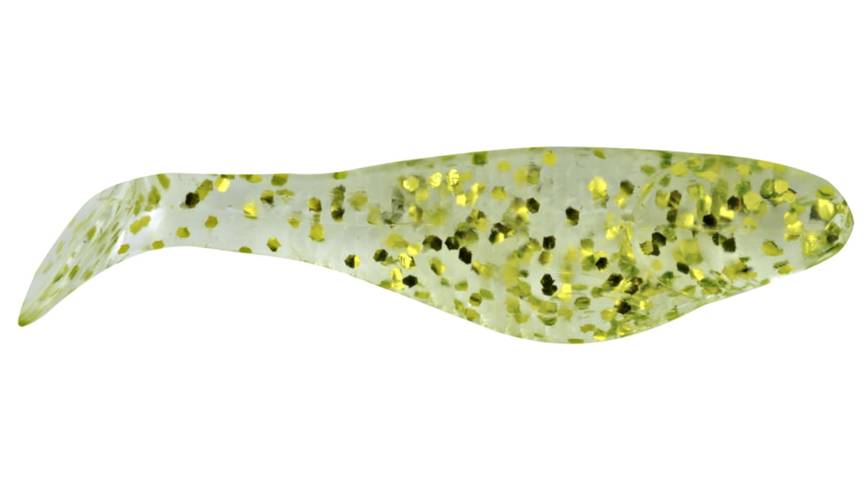 Apex Tackle 37 Shad 1in Clear/Gold Flake, AP-SH1-37