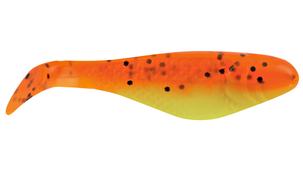 Apex Tackle 6 Shad 1in Chartreuse/Orange, AP-SH1-6