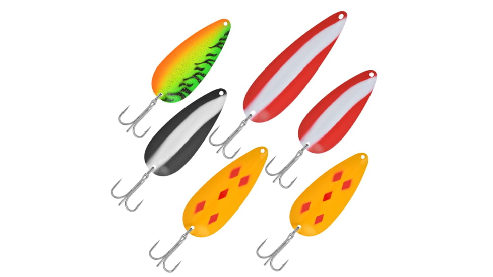 Apex Tackle Bass/Pike Gamefish Spoon Kit, AP-6BP