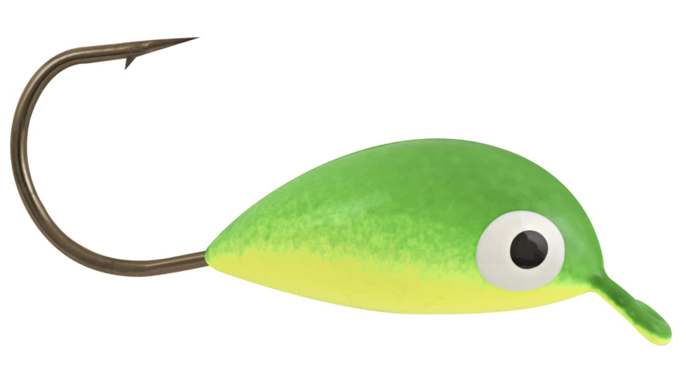 Apex Tackle Floating Jig, Chartreuse/Green, Size 2, AP-FJH2-9