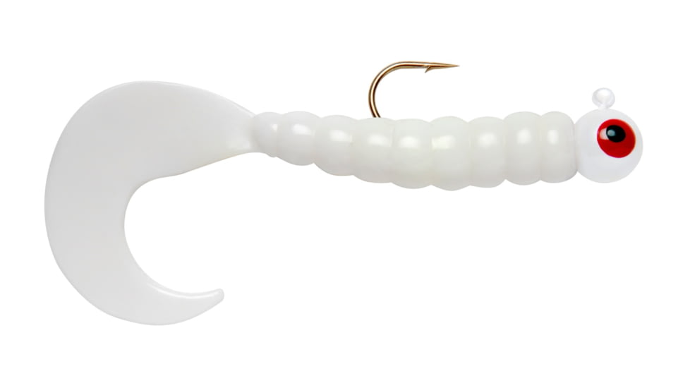 Apex Tackle Rigged Grubs 1/4oz White 5pk, J514-WHT