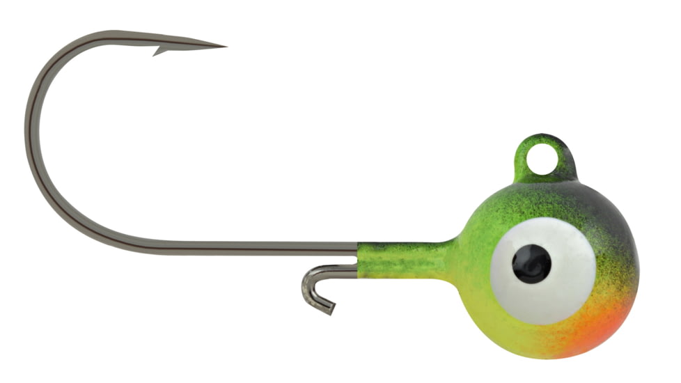 Apex Tackle Round Head Jig, Firetiger, 1/4oz, AP-RH14-3