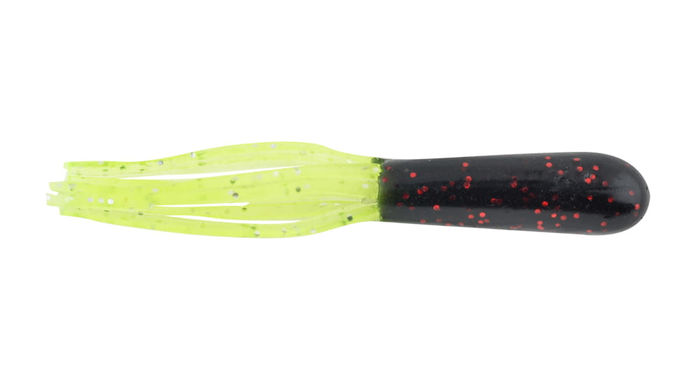 Apex Salted Mini-Tube 1.5" Black/Chartreuse Glitter 15P, APMT15-25