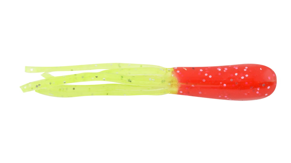 Apex Salted Mini-Tube 1.5" Red/Chartreuse Glitter 15pk, APMT15-36