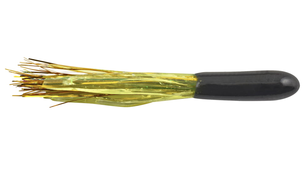 Apex Tinsel Tube 1.5" Black/Chartreuse 10pk, APT15-10-25
