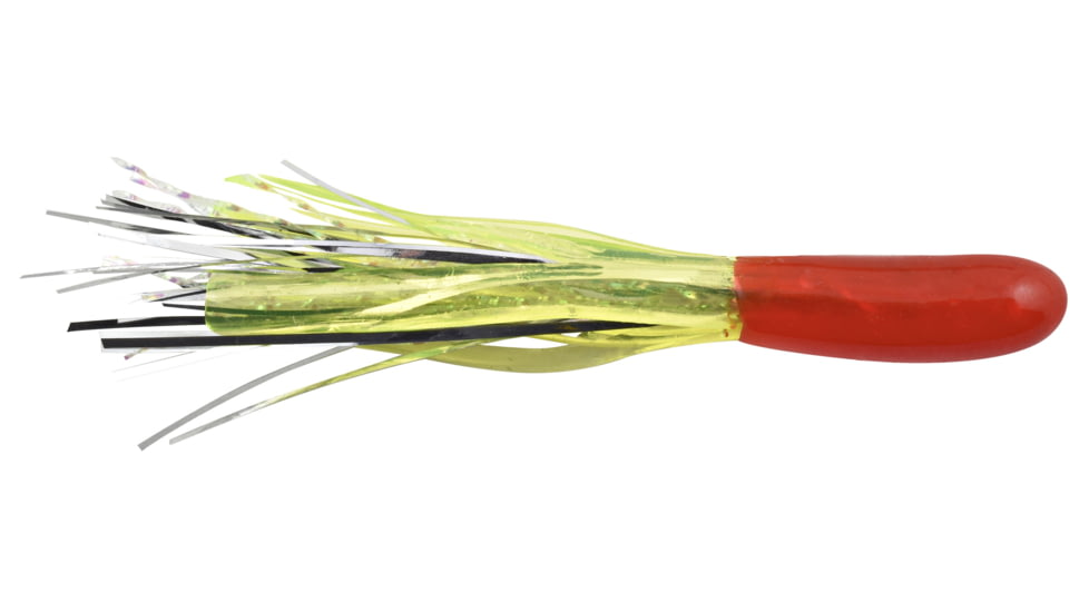 Apex Tinsel Tube 1.5" Red/Chartreuse 10pk, APT15-10-36