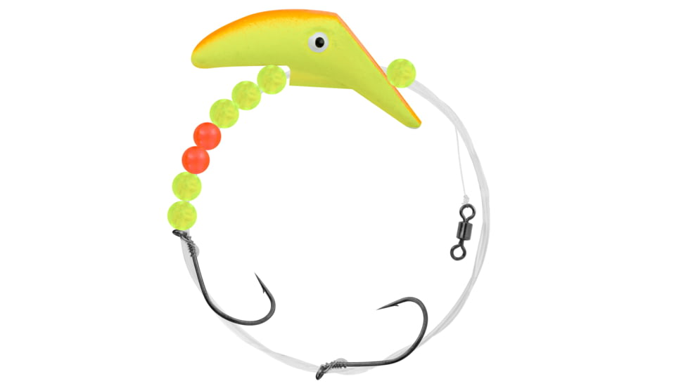 Apex Tackle Waly A Plug, Chartreuse/Orange, 1.5in, AP-WAP15-32