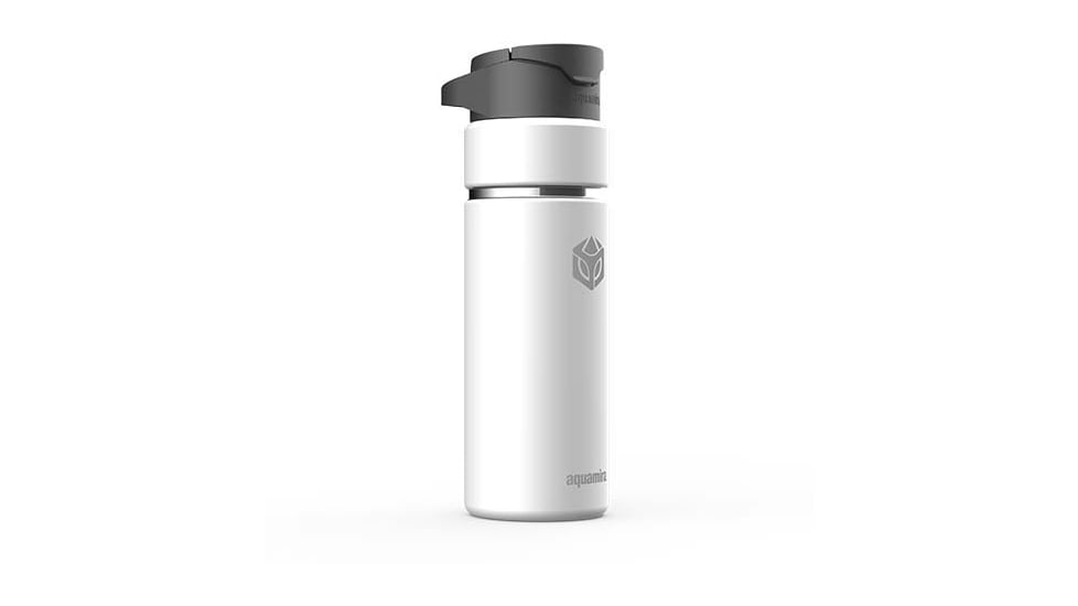 Aquamira SHIFT 24oz Filter Bottle - Everyday BLU Line, White, 67600