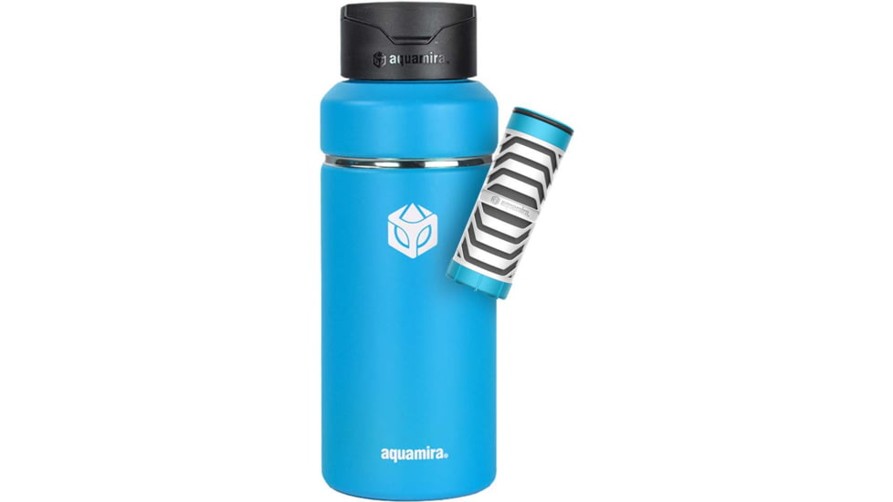 Aquamira SHIFT 32oz Filter Bottle - Everyday BLU Line, Blue, 67625
