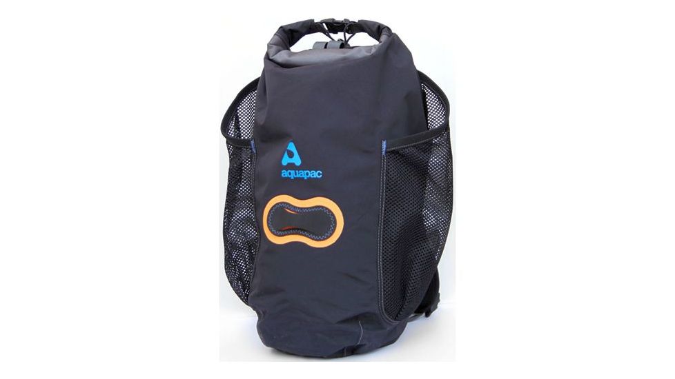 Aquapac Wet &amp; Dry Backpack, 35L, Black, 5 Year MFG Warranty, AQUA-789