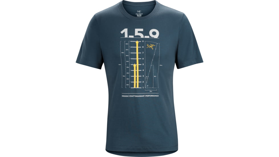 Arc'teryx 1-5-9 Short Sleeve T-Shirt - Men's-Nighthawk-Small