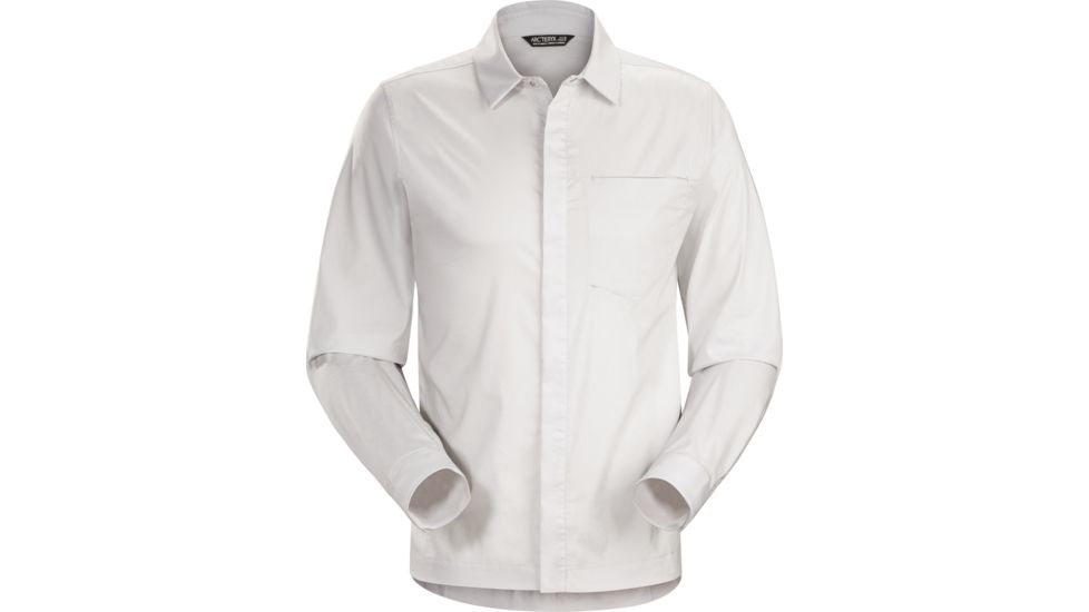 Arc'teryx A2B Long Sleeve Shirt - Men's, Delos Grey, 2XL, 288872