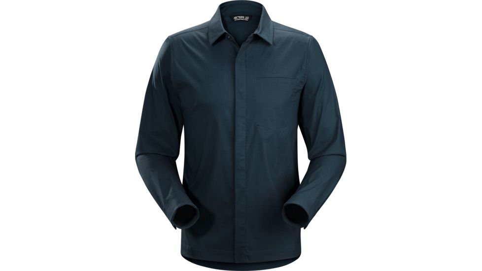 Arc'teryx A2B Long Sleeve Shirt - Men's-Nighthawk-Large