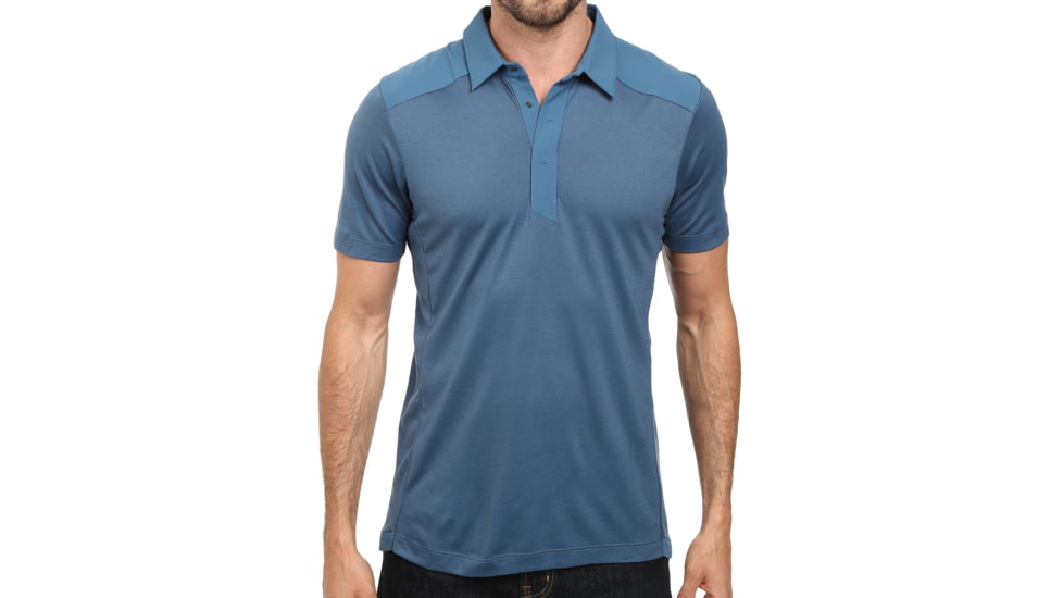 Arc'teryx A2B Polo Shirt - Men's -Blue Smoke-X-Large