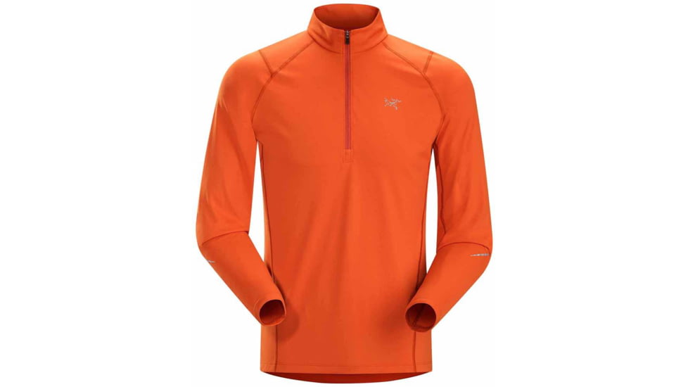 Arc'teryx Accelerator Zip Neck Long Sleeve - Men's -Tobiko-Small