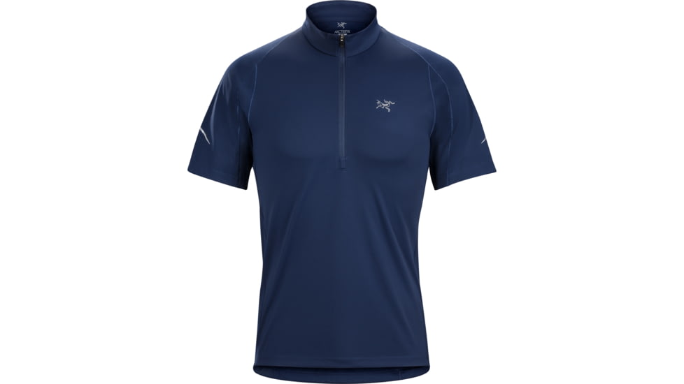 Arc'teryx Accelerator Zip Neck Short Sleeve - Men's-Inkwell-Small