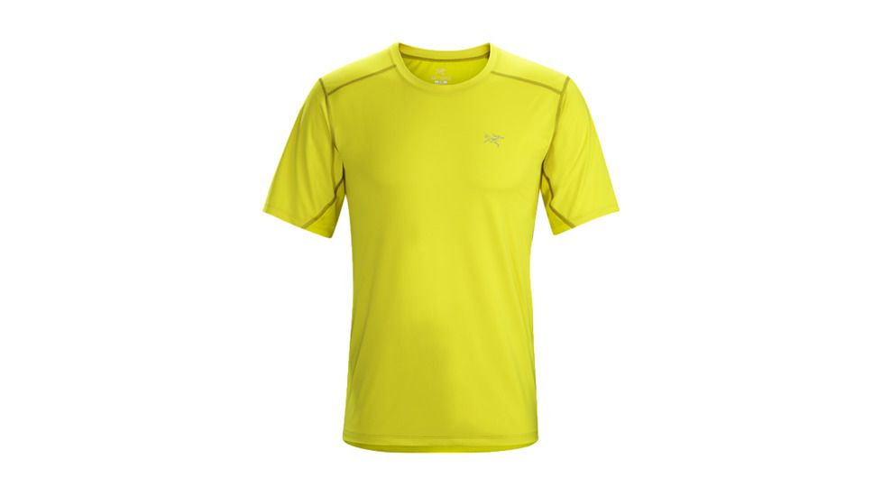 Arc'Teryx Accelero Comp Men's Short Sleeve, Lichen, Medium, 328425