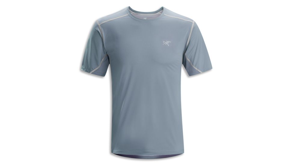 Arc'teryx Accelero Comp Short Sleeve Tee - Men's-Platinum-Small