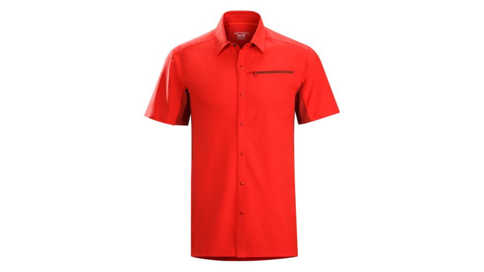 Arc'teryx Adventus Comp Short Sleeve Shirt - Men's-Diablo Red-Medium
