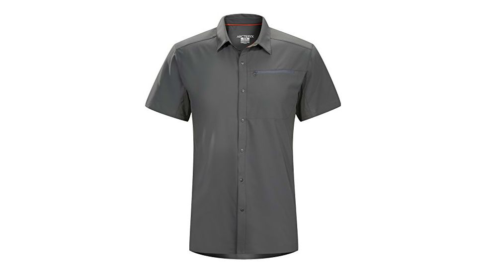 Arc'teryx Adventus Comp Short Sleeve Shirt - Men's-Iron Anvil-Small