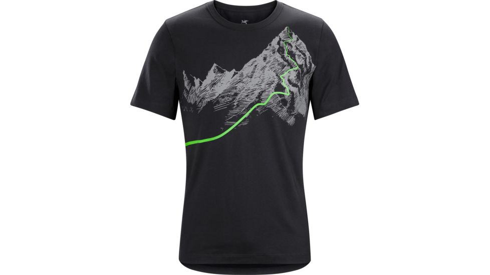 Arc'teryx Afterglo HW Short Sleeve T-Shirt - Men's-Black-Large