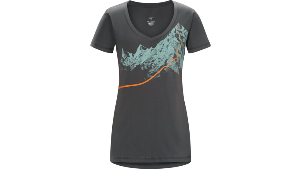 Arc'teryx Afterglo Short Sleeve V-Neck - Women's-Janus-Medium