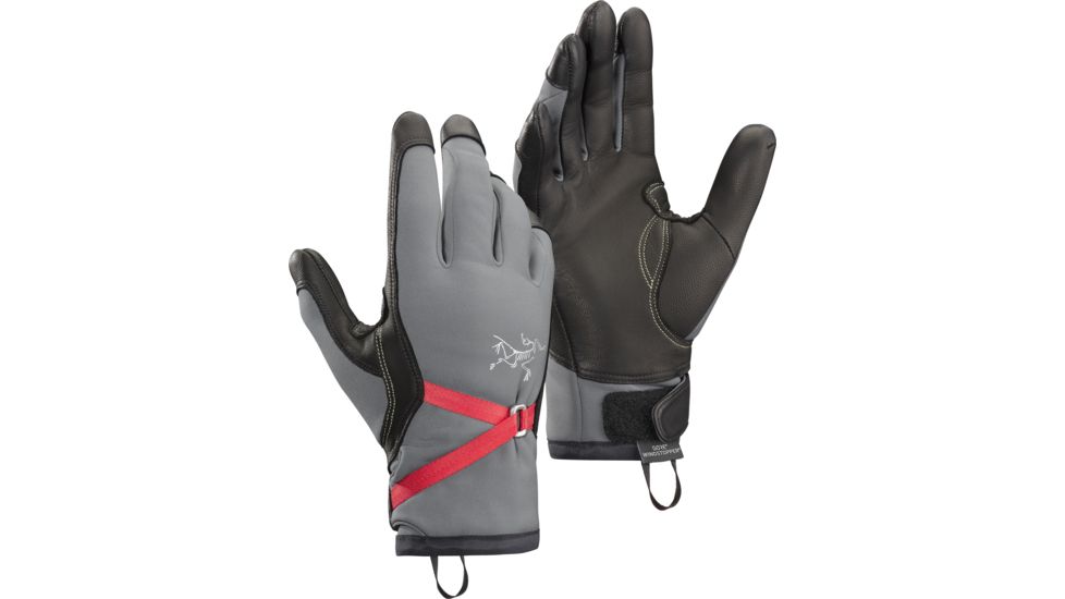 Arc'teryx Alpha SL Glove - Men's -Carbon/Cardinal-Small