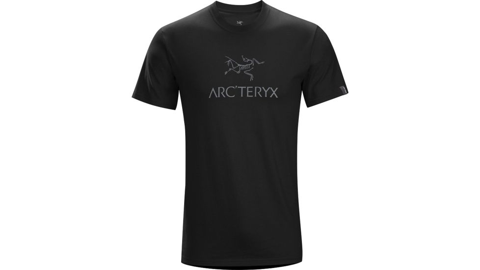 Arc'teryx Arc'word Short Sleeve T-Shirt, Black/Iron Anvil, XXL, 252390