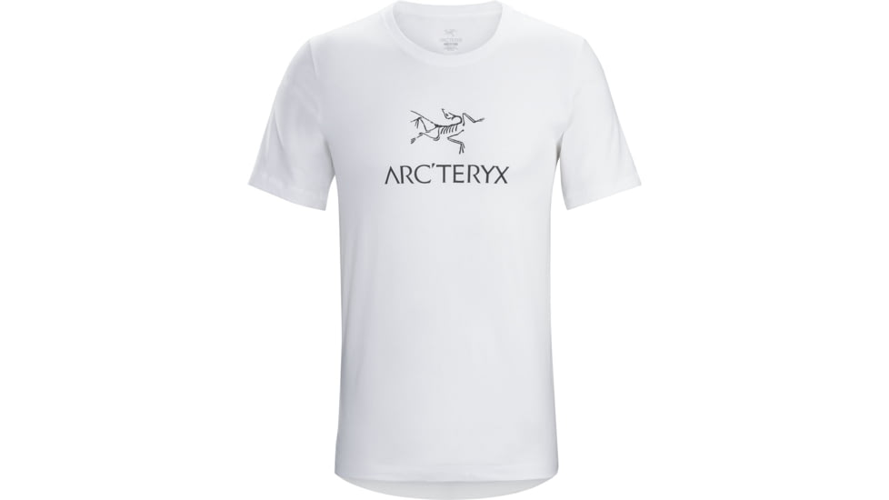 Arc'Teryx Arc'Word Short Sleeve T-Shirt - Men's-White/Bamboo-Small