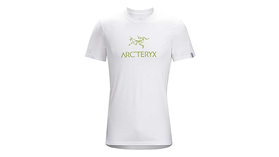 Arc'teryx Arc'Word Short Sleeve T-Shirt - Men's-White/Bamboo-Small
