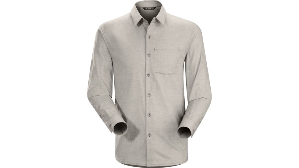 Arc'teryx Astute Long Sleeve Shirt - Men's-Chalk Stone-X-Large