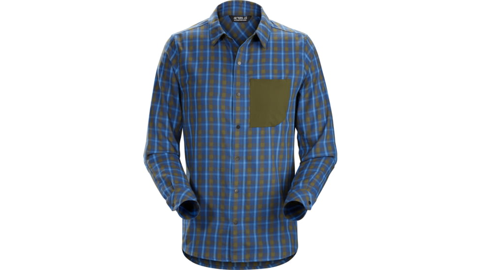 Arc'teryx Bernal Long Sleeve Shirt - Men's -Deja Dark Moss-Large