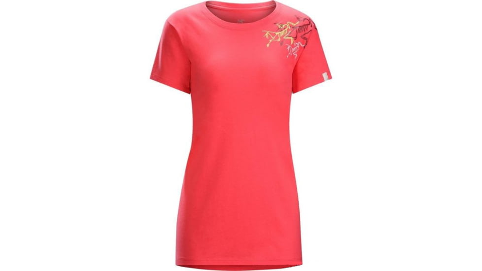 Arc'teryx Bird Trio Short Sleeve T-Shirt - Women's -Pink Guava-Large