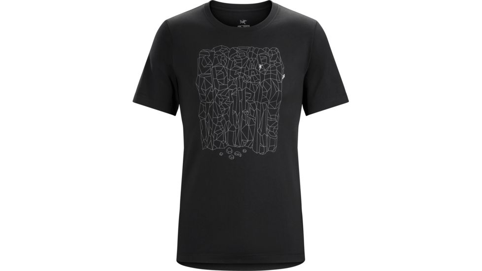 Arc'teryx Block Short Sleeve T-Shirt - Men's-Black-Small
