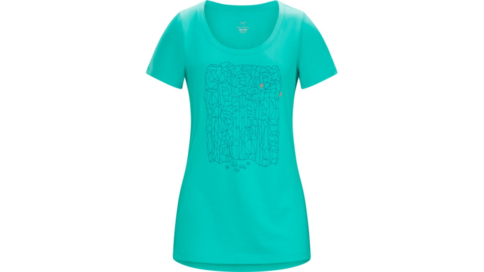 Arc'teryx Block Short Sleeve T-Shirt - Women's-Halcyon-X-Small