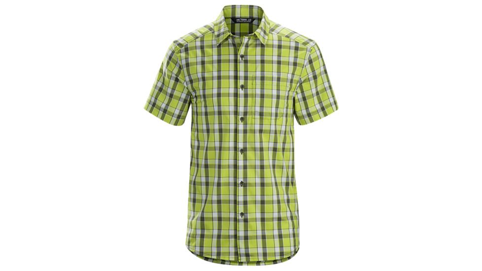 Arc'teryx Brohm Short Men's Sleeve Shirt, Chloroplast, Large, 330310