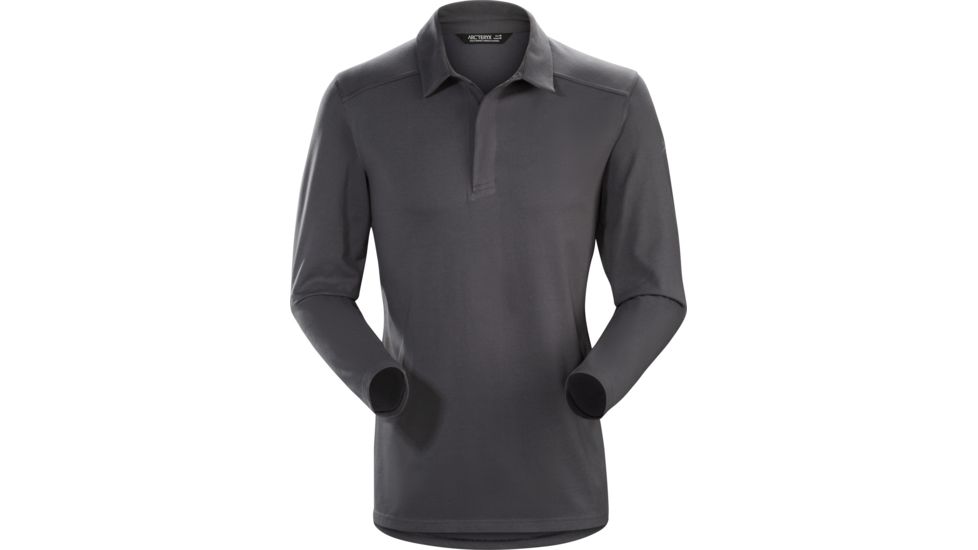 Arc'teryx Captive Long Sleeve Polo's-Pilot-Large