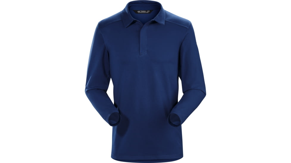 Arc'teryx Captive Long Sleeve Polo's-Triton-X-Small