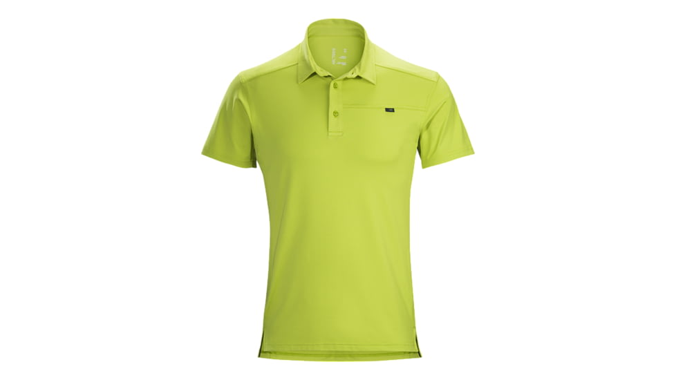 Arc'Teryx Captive Short Sleeve Men's Polo, Chloroplast, Small, 325384