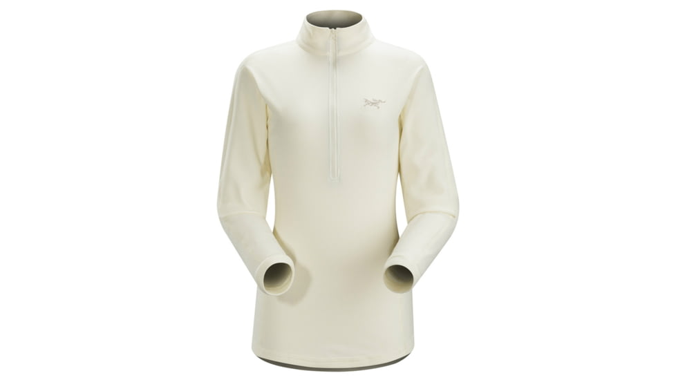 Arc'teryx Delta LT Zip Neck - Women's-Vintage Ivory-Small